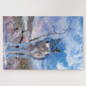 Grijze Wolf ANTWOORD OP DE VRAAG Legpuzzel (Horizontaal)