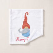 Grijze wolf bad handdoek (Wasdoekje)