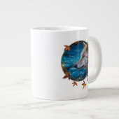 Grijze Wolf DE GROOTSTE QUEESTE Extra Grote Beker (Voorkant rechts)