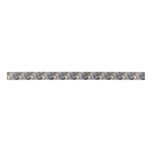 Grijze Wolf Dignity Lint (Voorkant)