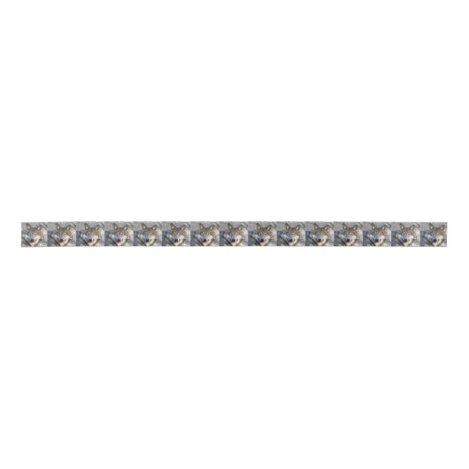 Grijze Wolf Dignity Lint (Voorkant)