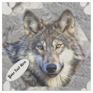 Grijze Wolf Dignity Stof