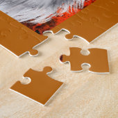 Grijze Wolf Kunst Legpuzzel (Zijkant)