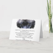 GRIJZE WOLF OGEN Wildlife Supporter blanco briefka Kaart (Achterkant)