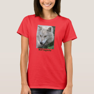 Grijze Wolf Portret Wildlife T-shirt