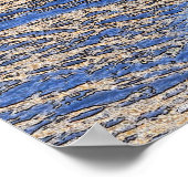 Grijze Wolf, sneeuw, bloedmaan en meer in het wild Poster (Hoek)