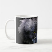 GRIJZE WOLF SUPPORTER Wolf Eyes Wildlife Gift Mok (Links)