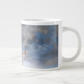 Grijze Wolf "WOLF TERITORIES" 20oz Extra Grote Beker (Rechts)