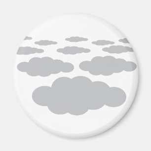 grijze wolken weer magneet