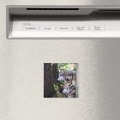 Grijze wolven magneet (Insitu (Vaatwasser))