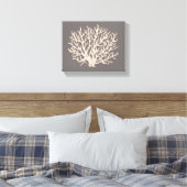 Grijze Zee kurkkunst Canvas Afdruk (Insitu (Slaapkamer))