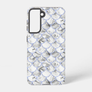 Grijze zeemeerminschaal samsung galaxy hoesje