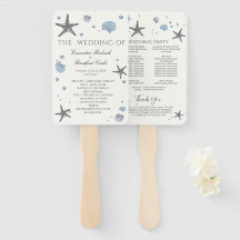 Grijze Zeester  Blauwe Schelp ceremonieprogramma 