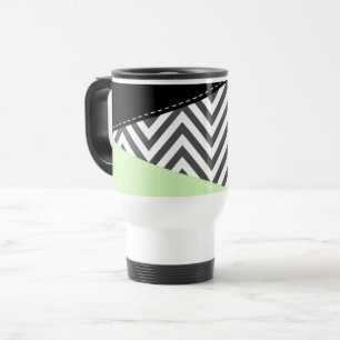 Grijze zigzag, Grijze Chevron, Zigzag Pattern, Min Reisbeker