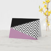Grijze zigzag, Grijze Chevron, Zigzag Pattern, Paa Kaart (Gele Bloem)