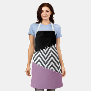 Grijze zigzag, Grijze Chevron, Zigzag Pattern, Paa Schort