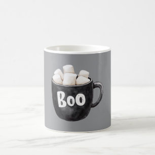 Grijze Zwarte Marshmallows Boe Magische Mok