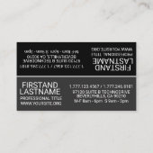 Grijzige Dual Visitekaartje (Achterkant)