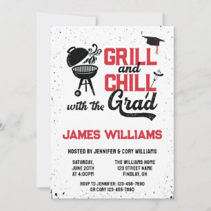 Grill & Chill BBQ Graduation Party Open House Kaart