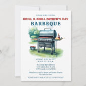 Grill en Chill BBQ Party Kaart (Voorkant)