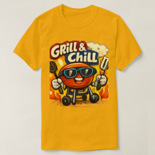 Grill en Chill BBQ T-shirt Grappige Tee