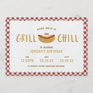 Grill en Chill Uitnodiging