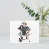Grill Funny Briefkaart (Staand voorkant)