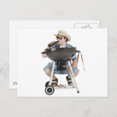 Grill Funny Briefkaart (Voorkant / Achterkant)