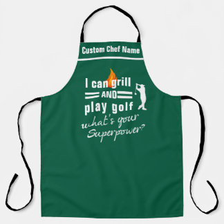 Grill & Golf Schort, Whats Your Superpower Golf Da Schort