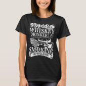 Grill Just Another Whiskey Drinker Smoking Problem T-shirt (Voorkant)