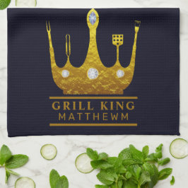 Grill King BBQ Crown Navy Maak je eigen Theedoek