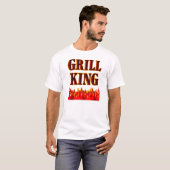 Grill King BBQ Dit T-shirt (Devant entier)