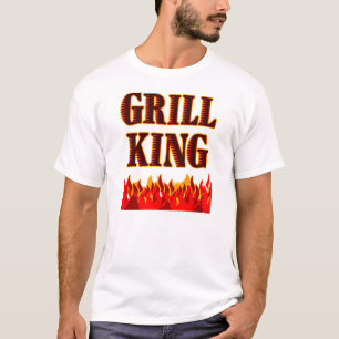 Grill King BBQ Gezegde T-Shirt
