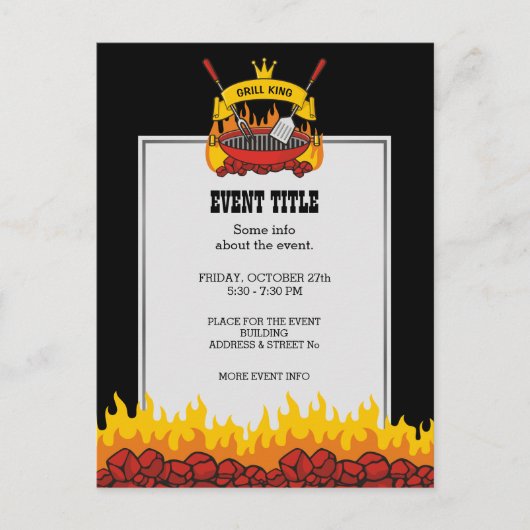 Grill King Briefkaart (Voorkant)