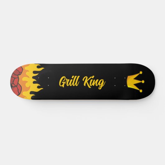 Grill King Crown Skateboard (Horizontaal)