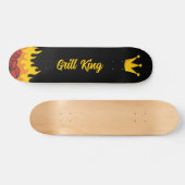 Grill King Crown Skateboard (Horizontaal)