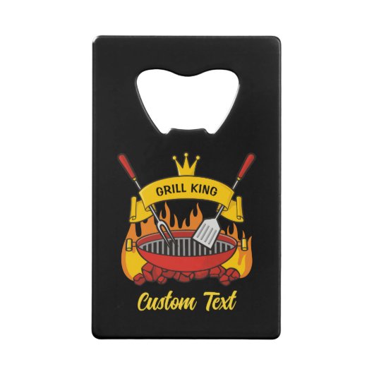 Grill King Kredietkaart Flessenopener (Voorkant)