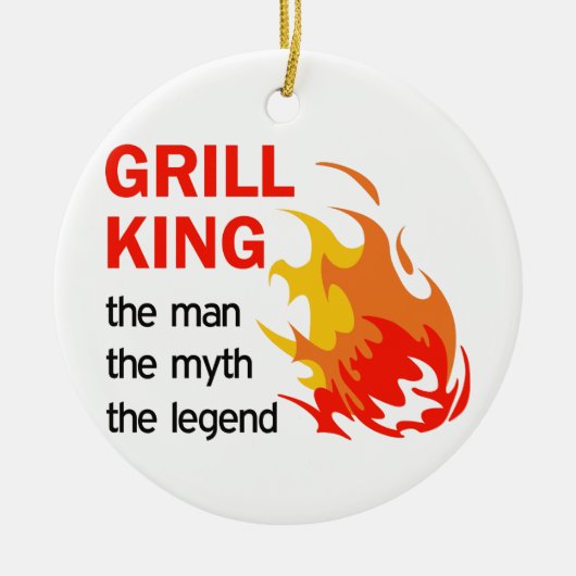 Grill King Legend Keramisch Ornament (Voorkant)
