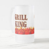 Grill King Red Flames BBQ Gezegde Mok (Voorkant links)