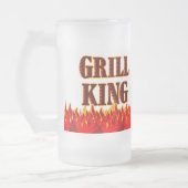 Grill King Red Flames BBQ Gezegde Mok (Links)