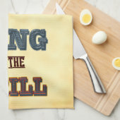 Grill King Red Flames Serviette de cuisine (Quart Plié)