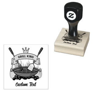 Grill King Rubberstempel