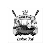 Grill King Rubberstempel (Afrduk)