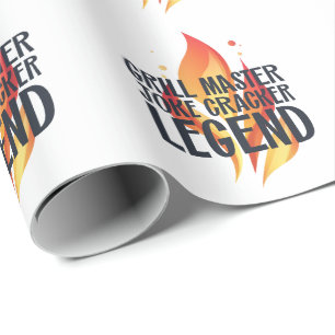 Grill Legend BBQ Poster Cadeaupapier