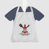 Grill Master Apron Ornement personnalisé (devant)