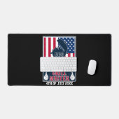 Grill Master BBQ 4 juli Amerikaanse vlag Bureaumat (Keyboard & Muis)