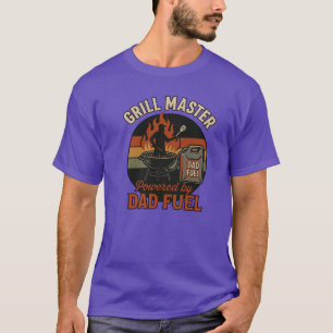 Grill Master BBQ Dad Brandstof T-shirt