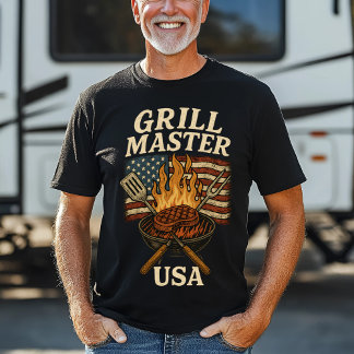 Grill Master BBQ Verenigde Staten T-shirt