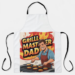 Grill Master Dad Smoky BBQ Schort