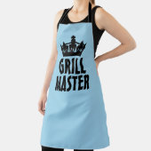 GRILL MASTER DAD VADERDAG FUNNY APRON SCHORT (Insitu)